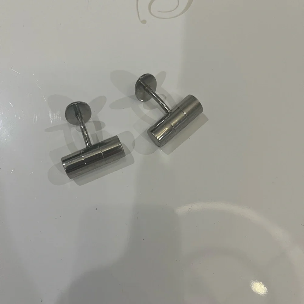 Secret Message Cuff Links